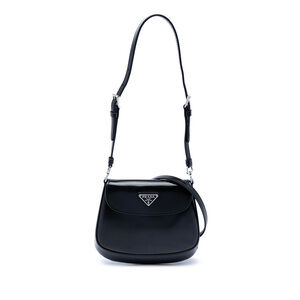 Pre-Loved Prada Mini Brushed Leather Cleo Flap